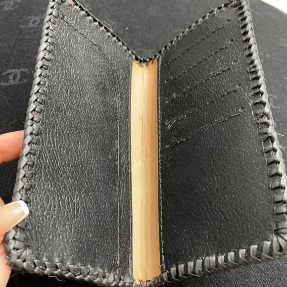 Two piece Leather snake skin wallet -unisex - Picture 9 of 12